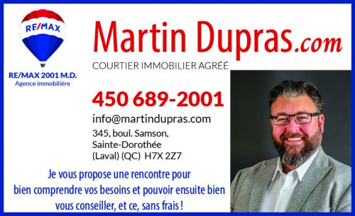 Martin Dupras à Laval